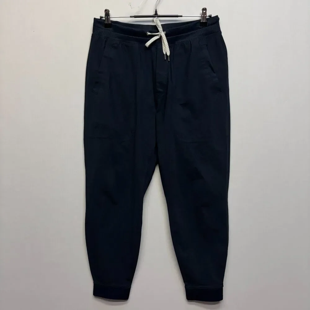 Vuori Men Meta Jogger Pants Size Large Dark Blue Performance C124 -1